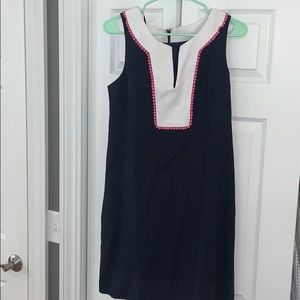 NWOT Kensie Dress. Navy with pink detail.